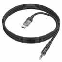 Кабель Type-C - 3.5 jack-  Hoco UPA27 Spirit (120см) (black)  — фото 2