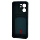 Чехол-накладка с картхолдером - SC304 для Xiaomi 13T/13T Pro (dark green)  — фото 2