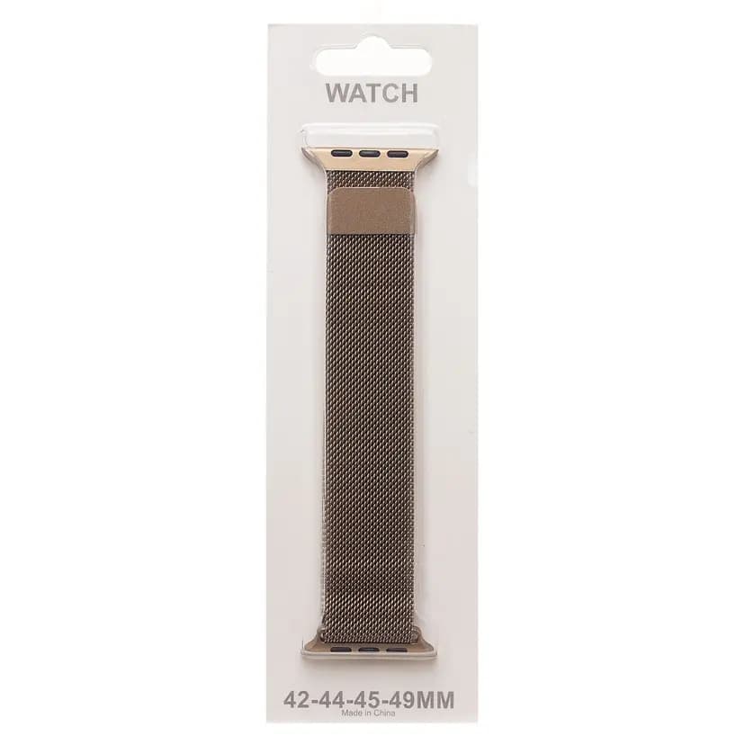 Ремешок на магните - ApW25 для Apple Watch 42/44/45/49 мм (bronze gold) 