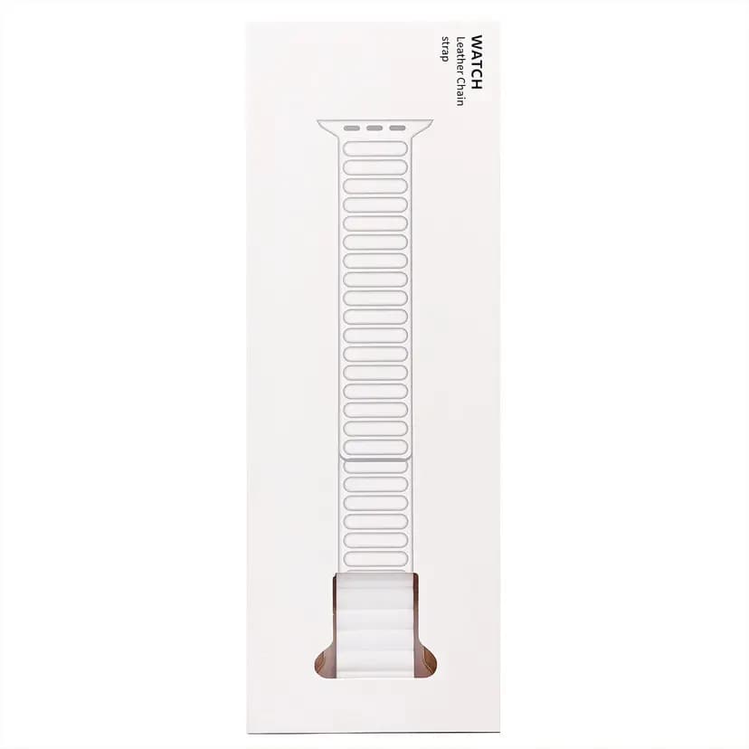 Ремешок на магните - WB32 Apple Watch 42/44/45/49 мм (white/black) 