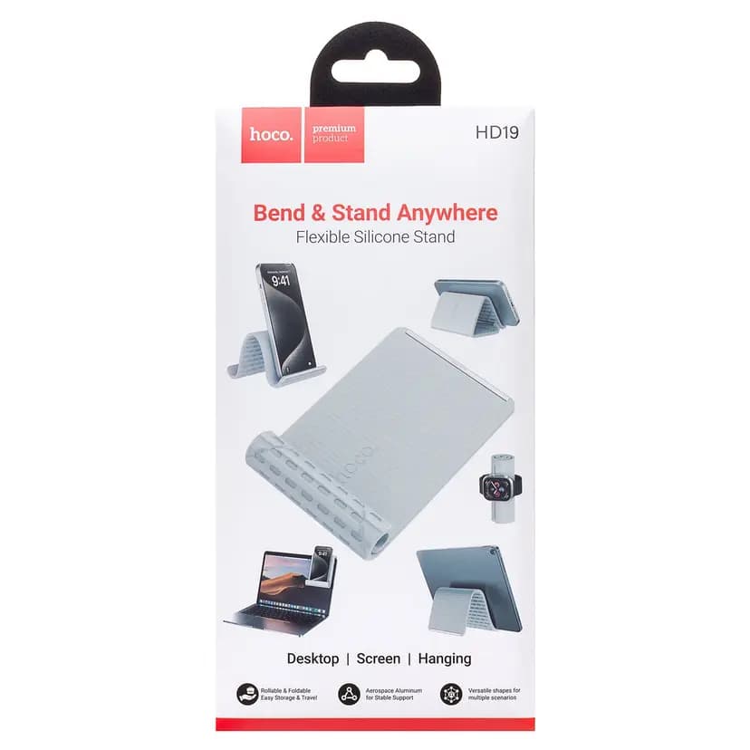 Держатель настольный - Hoco HD19 Soberano (grey) 