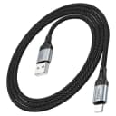 Кабель USB - Apple lightning - Hoco X102 (100 см) (black)  — фото 2