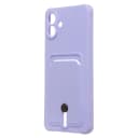 Чехол-накладка с картхолдером - SC304 для Samsung Galaxy A07 (light violet)  — фото 1