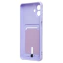 Чехол-накладка с картхолдером - SC304 для Samsung Galaxy A07 (light violet)  — фото 2