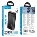 Внешний аккумулятор 20000mAh - Hoco J159A CCC 22.5W PD+QC3.0 (MicroUSB/2xUSB/Type-C) (white)  — фото 1