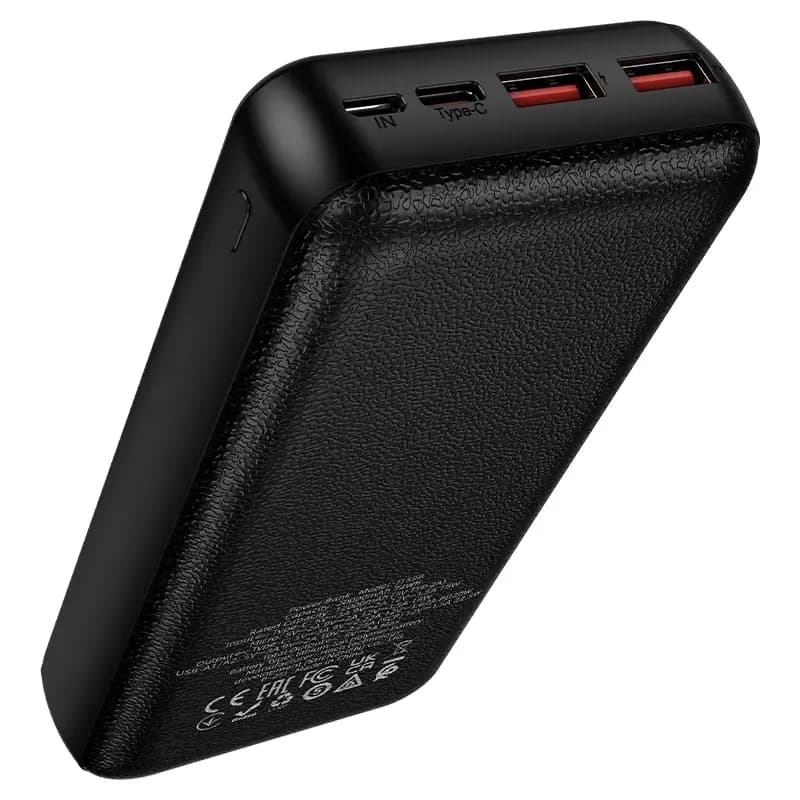 Внешний аккумулятор 20000mAh - Hoco J159A CCC 22.5W PD+QC3.0 (MicroUSB/2xUSB/Type-C) (white)  — фото 2