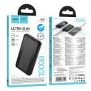 Внешний аккумулятор 10000mAh - Hoco J165 CCC 2.0A (MicroUSB/2xUSB/Type-C) (black)  — фото 1