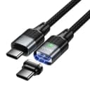 Кабель Type-C - Type-C - Hoco U159 Magnet 240W (120 см) (black)  — фото 2