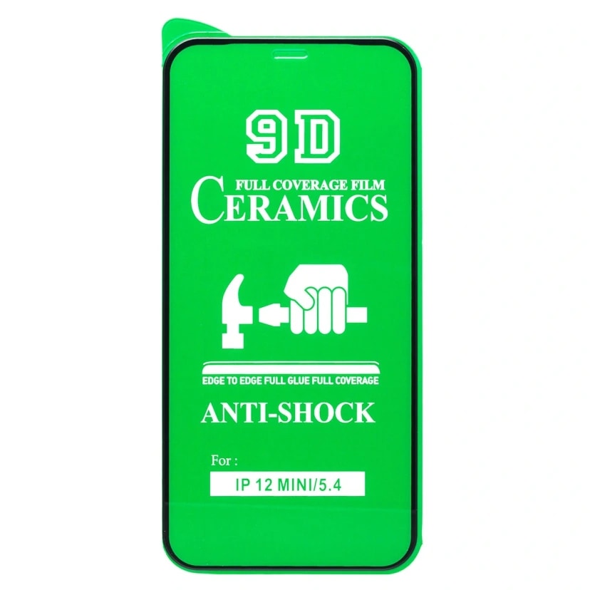 Защитная плёнка - Ceramics 2.5D для Apple iPhone 12 mini (black) 