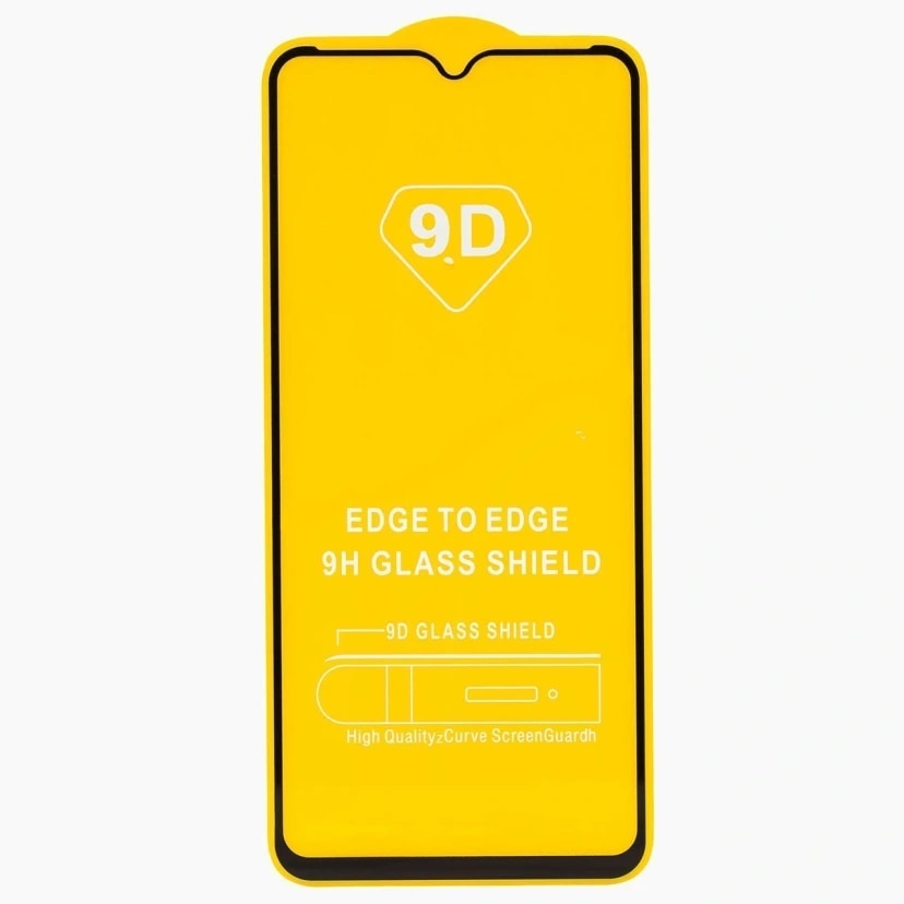 Защитное стекло - Full Glue 2.5D для Redmi 9A/9C/10A/Poco C3/C31 (black) 