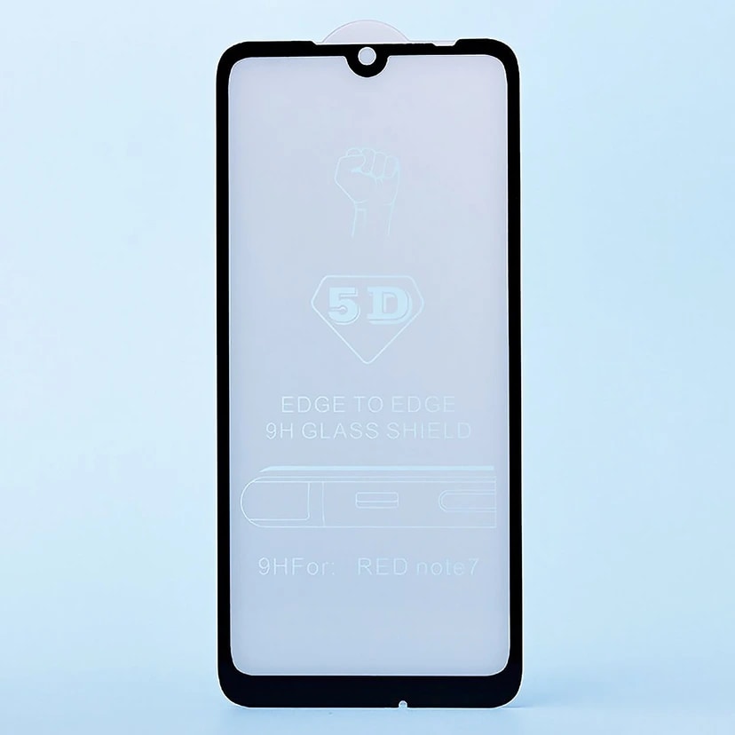 Защитное стекло - Activ 3D для Redmi Note 7/Note 7 Pro (black)  — фото 2