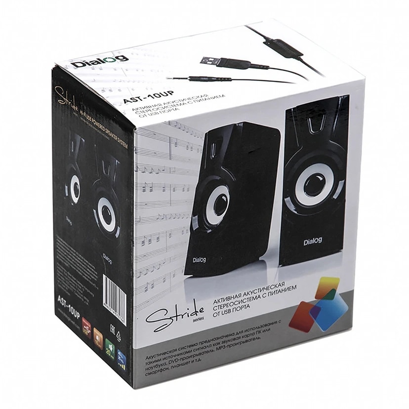 Компьютерная акустика - Dialog Stride AST-10UP (black) 