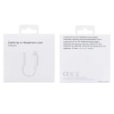Адаптер Apple lightning - 3.5 jack - L01 (7 см) (white)  — фото 2