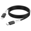 Кабель Type-C - Apple lightning - Hoco X82 (100 см) (black)  — фото 2