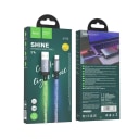 Кабель USB - Type-C - Hoco U112 Shine (100 см) (gray)  — фото 2