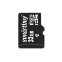 Флэш-накопитель MicroSD 32 Gb без адаптера - Smartbuy (class 10) (black)  — фото 1