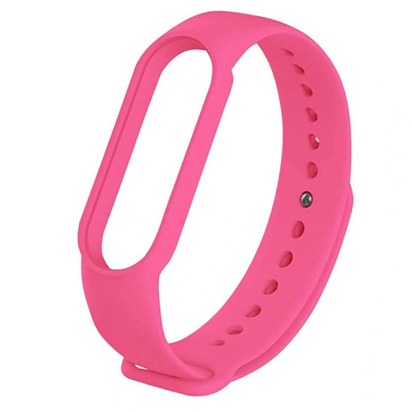 Ремешок на кнопке - WB13 Sport Band для Xiaomi Mi Band 5/Mi Band 6/Mi Band 7 (pink) 