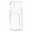 Чехол-накладка с картхолдером - SC276 для Apple iPhone 13 (transparent)  — фото 1