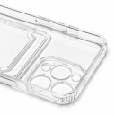 Чехол-накладка с картхолдером - SC276 для Apple iPhone 13 Pro (transparent)  — фото 2