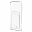 Чехол-накладка с картхолдером - SC276 для Apple iPhone 7 Plus/8 Plus (transparent)  — фото 1