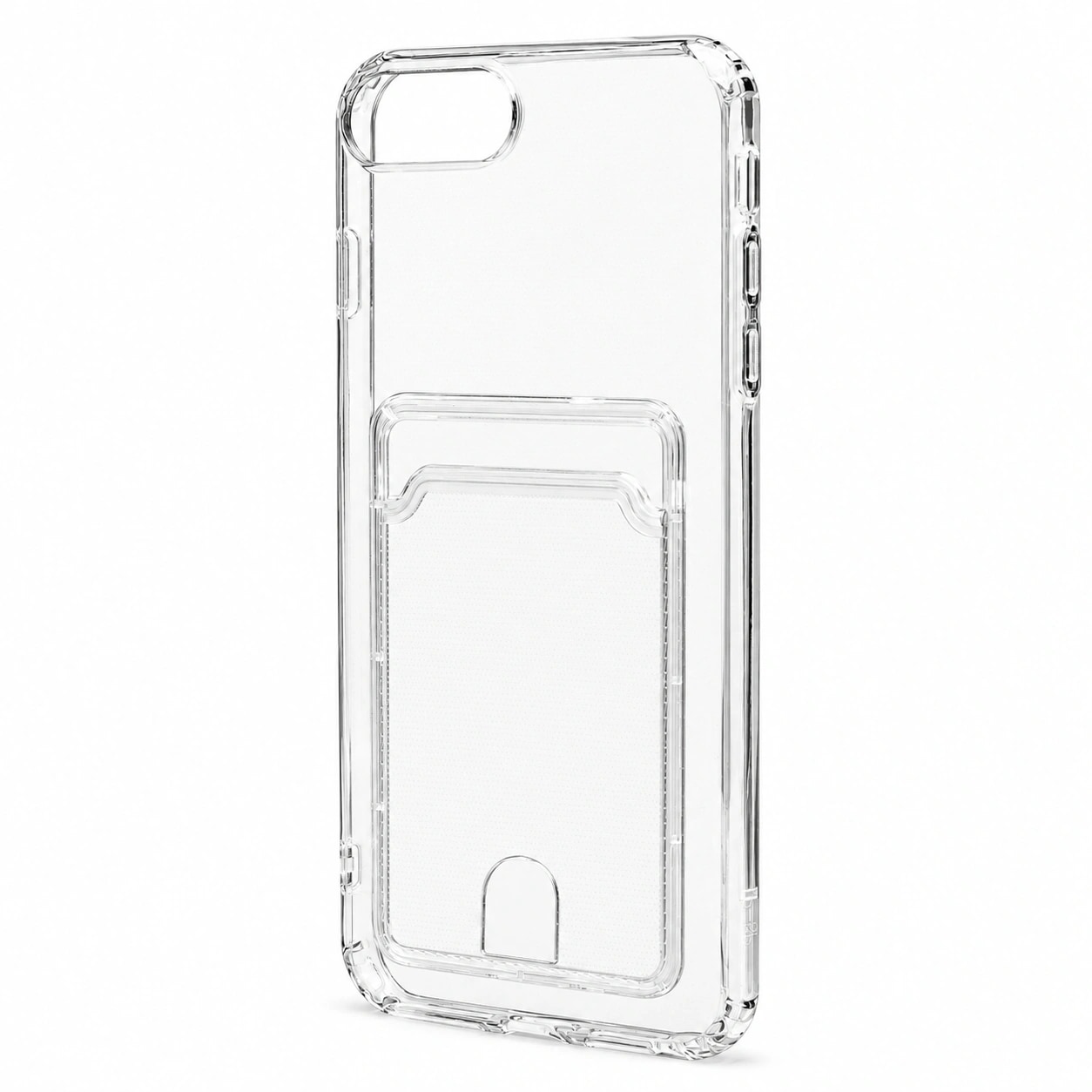 Чехол-накладка с картхолдером - SC276 для Apple iPhone 7 Plus/8 Plus (transparent) 