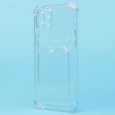 Чехол-накладка с картхолдером - SC278 для Apple iPhone 12 Pro (transparent)  — фото 1