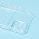 Чехол-накладка с картхолдером - SC278 для Apple iPhone 12 Pro (transparent)  — фото 2