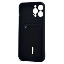 Чехол-накладка с картхолдером - SC304  для Apple iPhone 13 Pro Max (black)  — фото 2