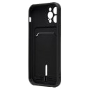 Чехол-накладка с картхолдером - SC304 для Apple iPhone 12 Pro (black)  — фото 2