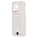 Чехол-накладка с картхолдером - SC304 для Apple iPhone 14 Pro Max (white)  — фото 1