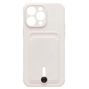 Чехол-накладка с картхолдером - SC304 для Apple iPhone 14 Pro Max (white)  — фото 2