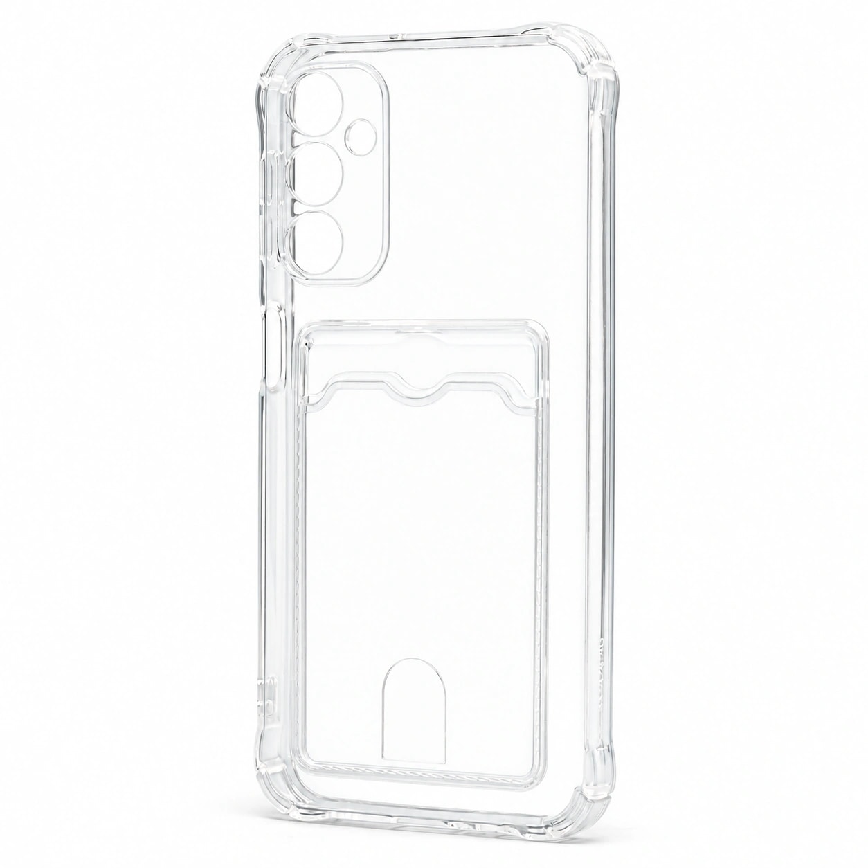 Чехол-накладка с картхолдером - SC276 для Samsung Galaxy A24 4G (transparent) 