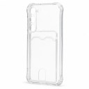 Чехол-накладка с картхолдером - SC276 для Samsung Galaxy S23 (transparent)  — фото 1