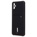 Чехол-накладка с картхолдером - SC304 для Samsung Galaxy A05 (black)  — фото 1