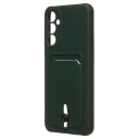 Чехол-накладка с картхолдером - SC304 для Samsung Galaxy A05s (dark green)  — фото 1
