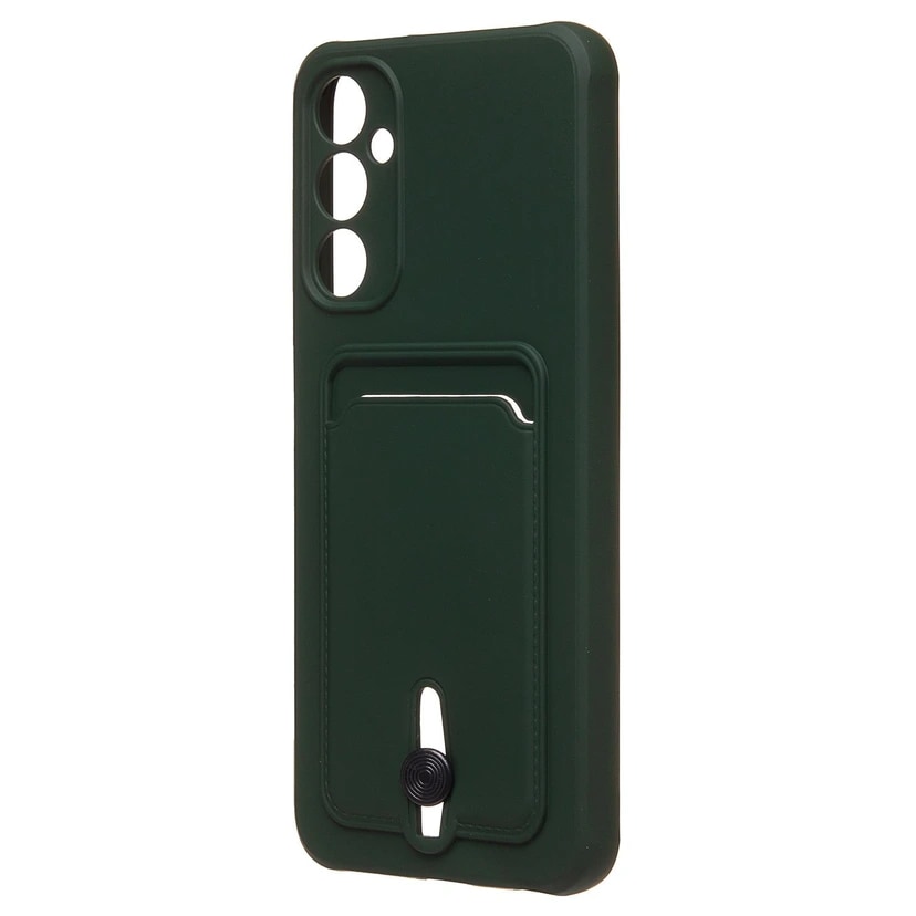 Чехол-накладка с картхолдером - SC304 для Samsung Galaxy A05s (dark green) 