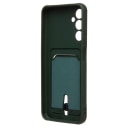 Чехол-накладка с картхолдером - SC304 для Samsung Galaxy A05s (dark green)  — фото 2