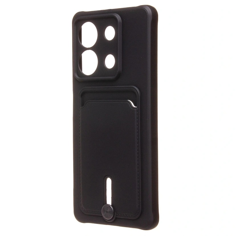 Чехол-накладка с картхолдером - SC304 для Redmi Note 13 5G (black) 