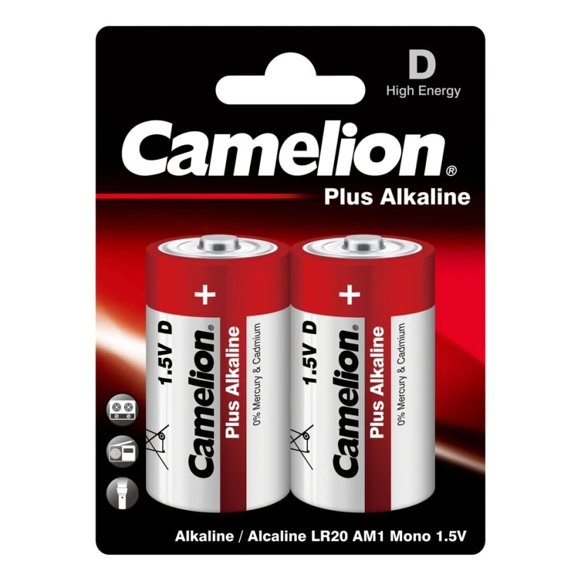 Батарея - Camelion Red LR20 D (2 шт) 
