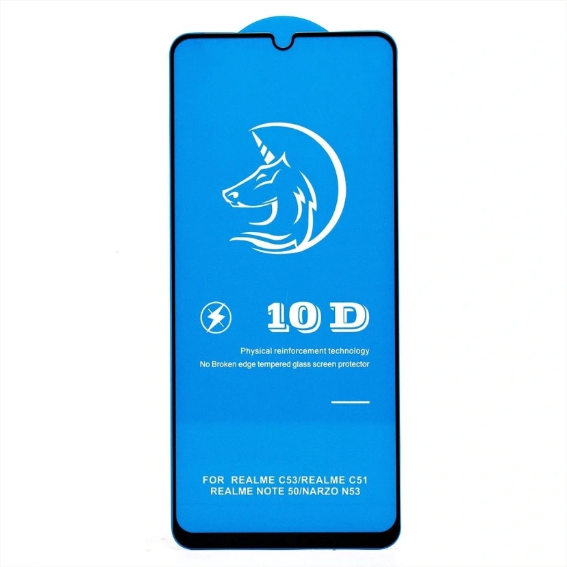 Защитное стекло - Activ 3D для Realme C51/C53/C61/Note 50/60 4G/60x (black) 