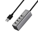 Хаб USB - 4 USB - Hoco HB1 (80 см) (tarnish)  — фото 1