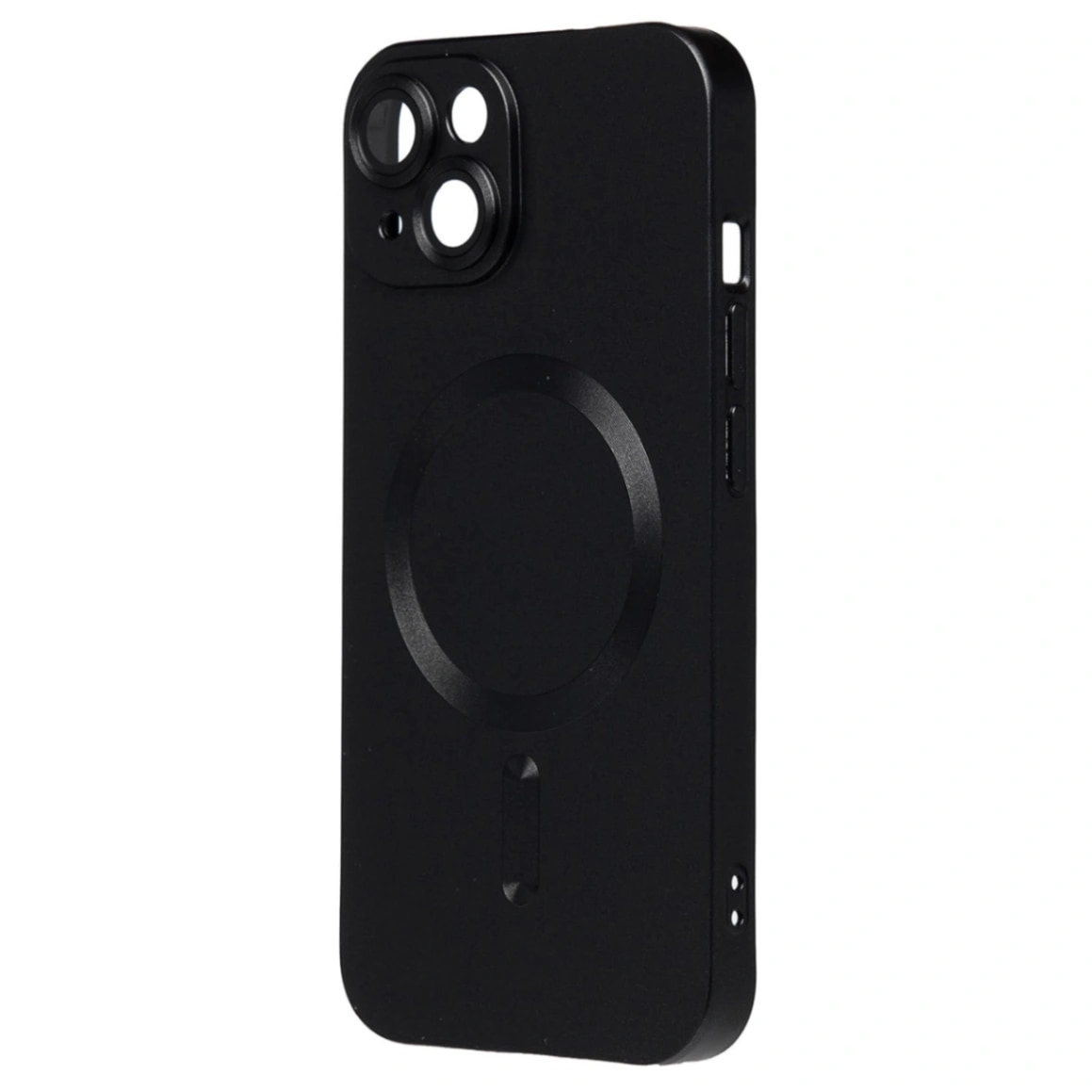 Чехол-накладка - SM020 Matte SafeMag для Apple iPhone 14 (black) 
