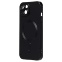 Чехол-накладка - SM020 Matte SafeMag для Apple iPhone 14 (black)  — фото 1