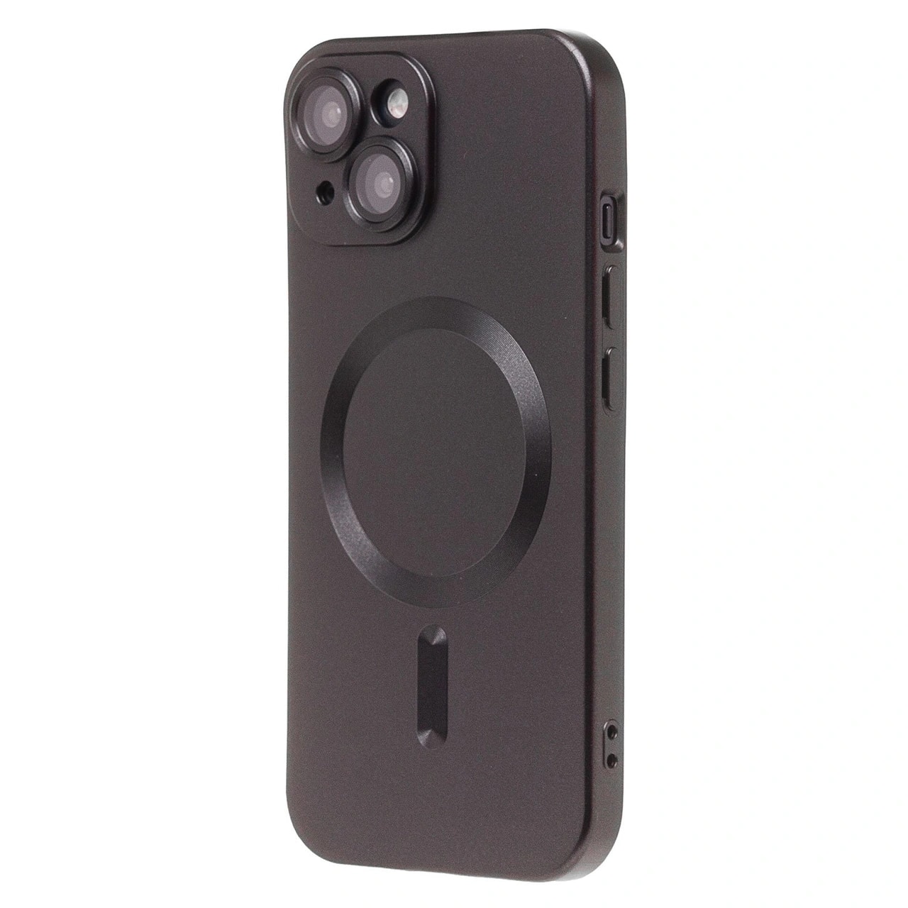 Чехол-накладка - SM020 Matte SafeMag для Apple iPhone 15 (black) 