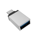 Адаптер Type-C - USB - Borofone BV3 (silver)  — фото 2
