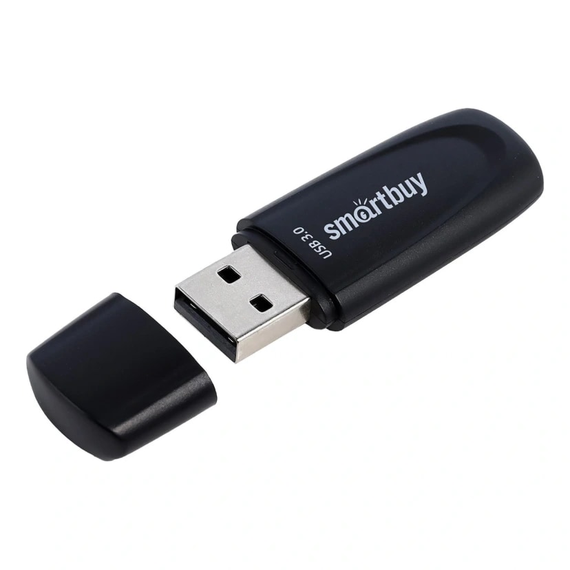 Флэш-накопитель USB 128 Gb - Smartbuy Scout (black) 