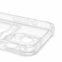 Чехол-накладка с картхолдером - SC276 для Apple iPhone 15 Pro (transparent)  — фото 2
