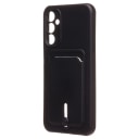 Чехол-накладка с картхолдером - SC304 для Samsung Galaxy A24 4G (black)  — фото 1
