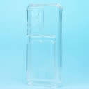 Чехол-накладка с картхолдером - SC276 для Redmi Note 12 4G (transparent)  — фото 1