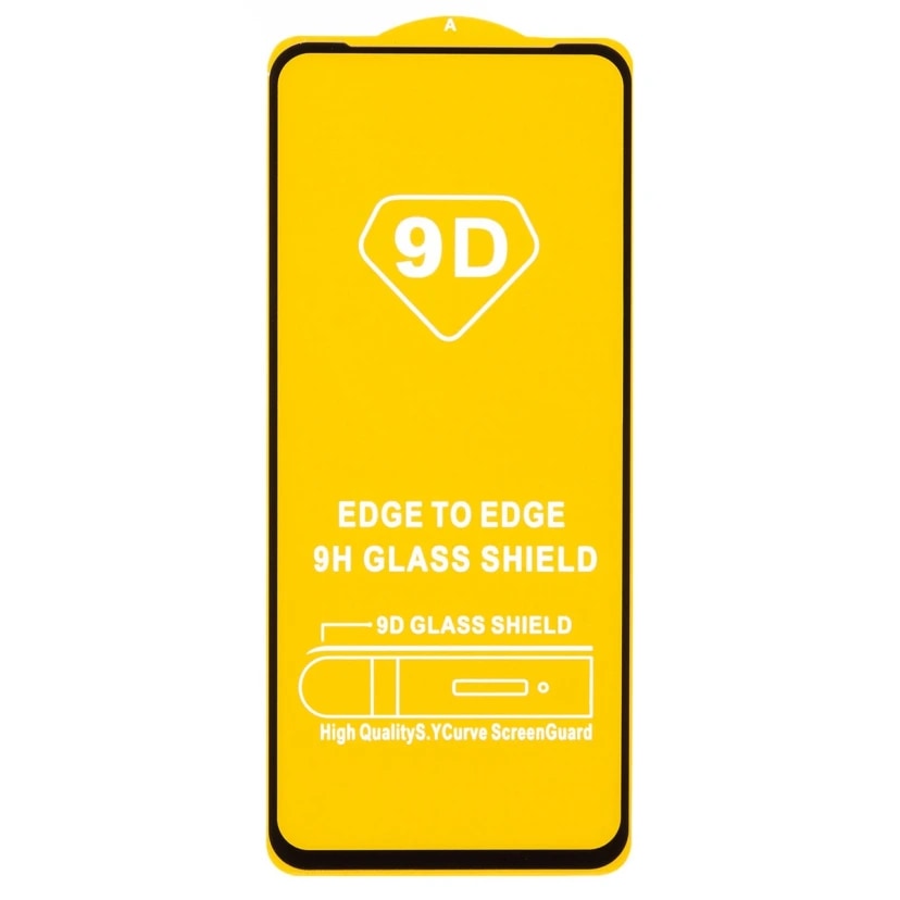 Защитное стекло - Full Glue 2.5D для Realme C67 4G (black) 